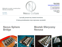 Tablet Screenshot of nexus-guitars.com
